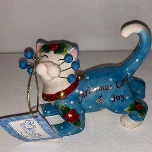 Whimsiclay Christmas Cat